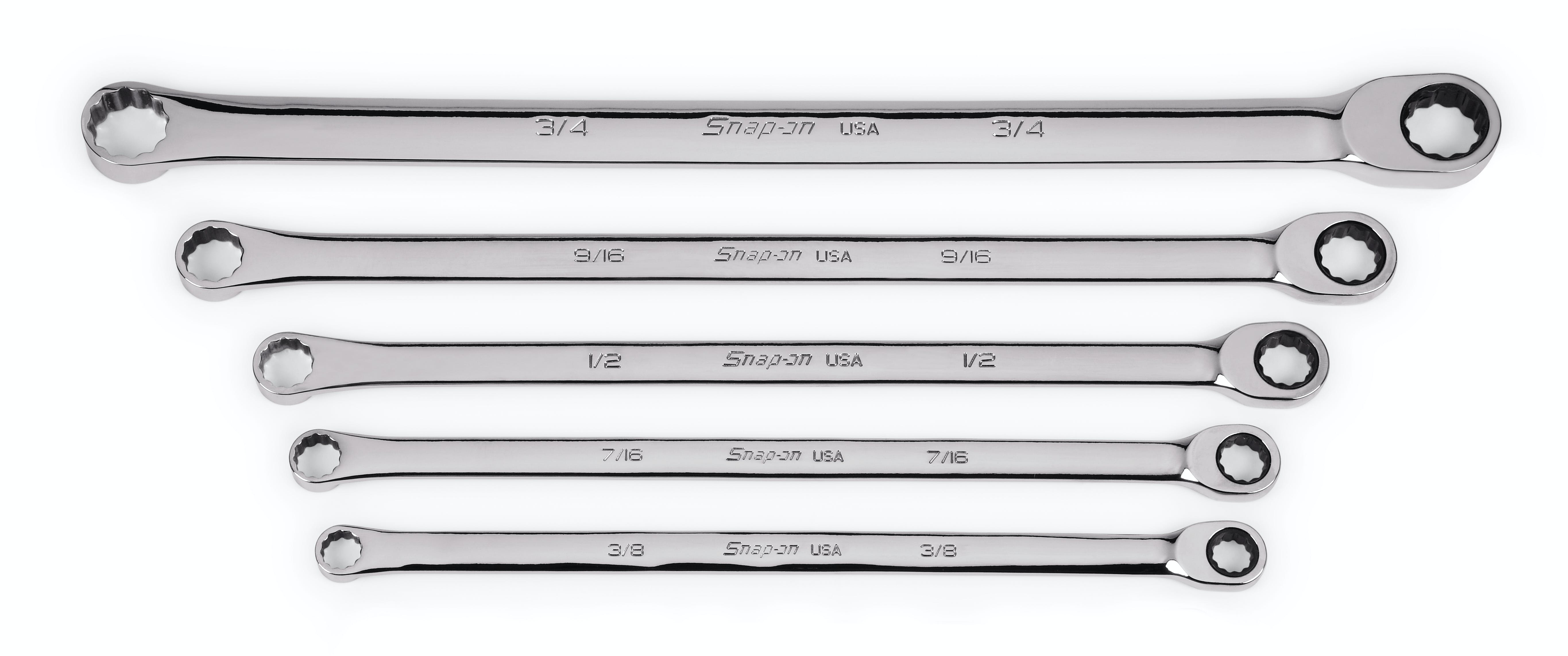 5 pc 12-Point SAE Flank Drive® High-Performance Ratcheting Box Wrench Set | XDLR705 5 pc 12-Point SAE Flank Drive® High-Performance Ratcheting Box Wrench Set | XDLR705